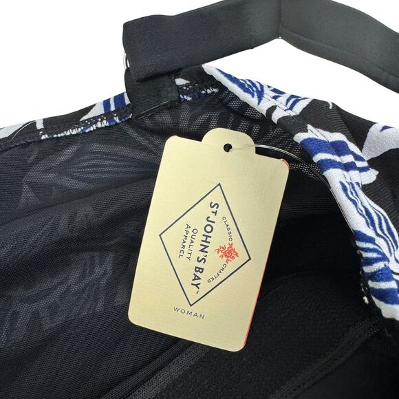 St. John's Bay Pool Beach Vacation Swim Dress With Tie Women's Size 18W - Picture 6 of 11